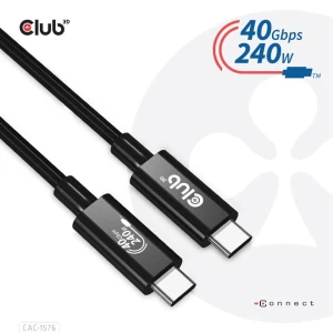 Club 3D представила двунаправленные кабели PD 240 Вт с интерфейсом USB Type-C