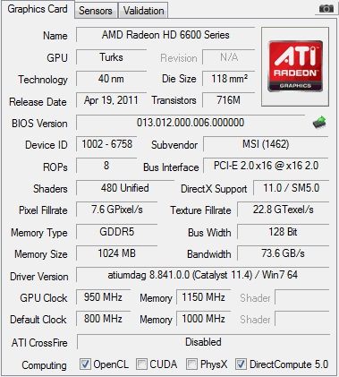 MSI Radeon HD 6670 width=