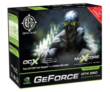 BFG GeForce GTX 260 896MB MaxCore