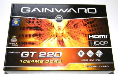 Gainward Geforce GT 220 width=