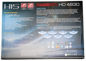 HIS Radeon HD4830 width=