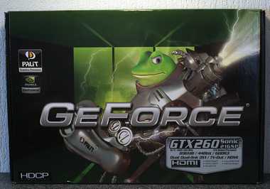 Palit GeForce GTX 260 Sonic 216 SP 896 MB GDDR3 width=