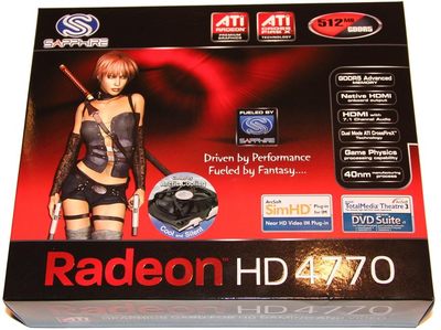 Sapphire Radeon HD 4770 width=