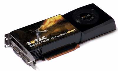 Zotac GeForce GTX 285 AMP width=