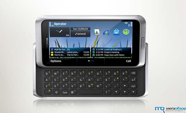 Nokia E7 коммуникатор на Symbian 3 width=