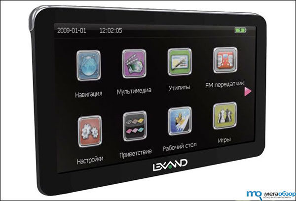 Навигатор Lexand ST-610 с 6 дюймовым экраном width=