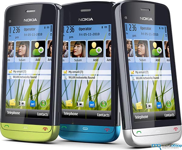Nokia C5-03 бюджетный смартфон с 3G width=