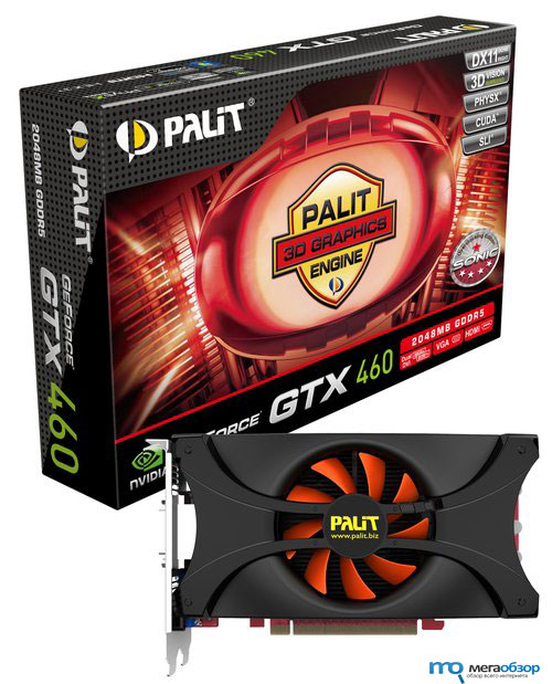 Palit GTX460 Sonic 2GB двойная мощность width=