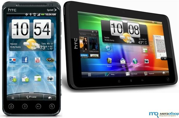 Смартфон HTC EVO 3D и планшет EVO View 4G уже на подходе width=
