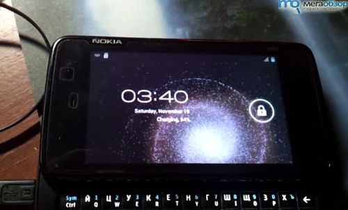 Демо Android 4.0 ICS прямо на борту Nokia N900 width=
