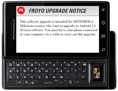 Обновление Motorola Milestone до Android 2.2 width=