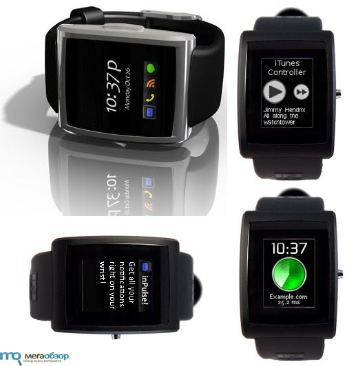 Наручные часы для iPhone и Android width=