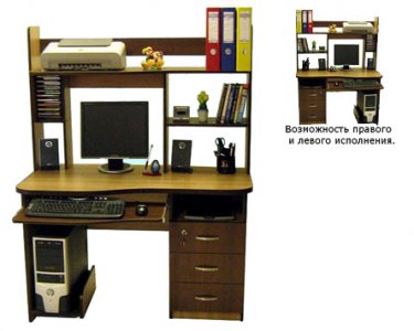 Шкафы купе и компьютерные столы как предметы интерьера width=
