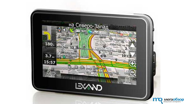 Навигатор Lexand Si-515 pro HD c пробками по GPRS width=