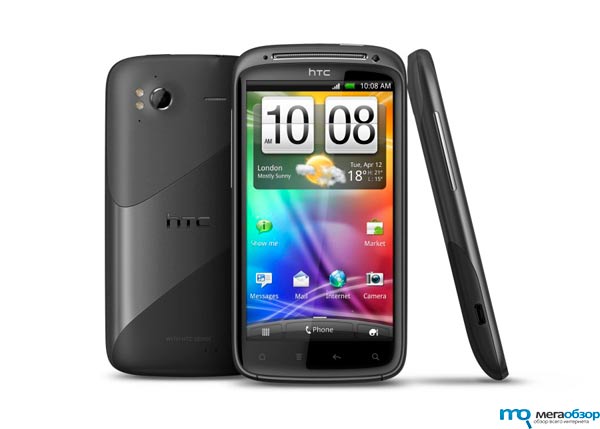 HTC Sensation флагманский смартфон с двухъядерным процесссором width=
