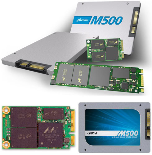 SSD диски Micron Crucial M500 на 20нм MLC NAND-микросхемах width=