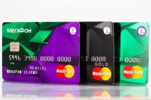 Банковские карты для мобильного счета от МегаФон