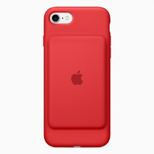 Красный чехол для iPhone со встроенной батареей