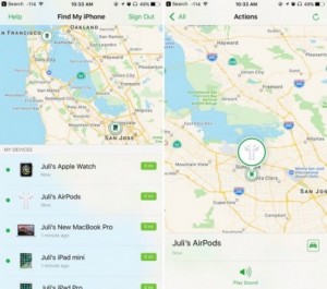 Первая бета-версия iOS 10.3 получила функцию поиска AirPods