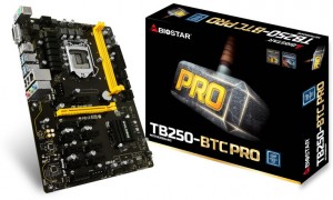 Системную плату Biostar TB250-BTC PRO оснастили 12 слотами PCIe