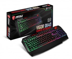 MSI выпускает клавиатуру Vigor GK40 GAMING
