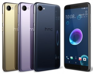 Представлены безрамочные смартфоны HTC Desire 12 и 12+