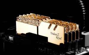 Роскошная память Trident Z Royal DDR4 RGB от G.Skill похожа на хрустальные золотые слитки