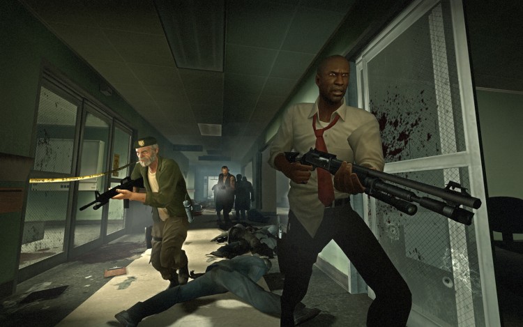 Скриншот игры Left 4 Dead про зомби онлайн