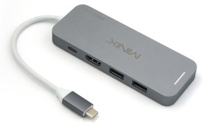 Концентратор USB-C и внешний портативный SSD - Minix Neo Storage