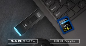 TEAMGROUP выпустила новую USB-флешку Spark RGB USB и карту памяти Elite SDXC