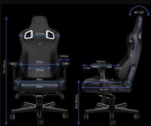 Noblechairs представила кресло EPIC Black Edition с уникальной обивкой