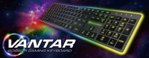 COUGAR представила игровую клавиатуру VANTAR AX Slim Scissor