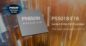 Контроллер Phison E18 предлагает скорость передачи данных до 7,38 Гб/с