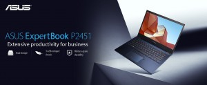ASUS ExpertBook P2451 легкий ноутбук для бизнеса