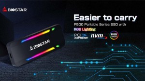 Biostar анонсировала портативные SSD-накопители серии P500