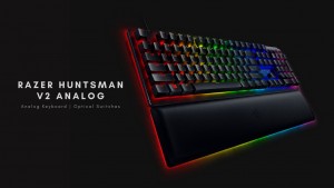 Razer представила клавиатуру Huntsman V2 Analog с новыми оптическими переключателями