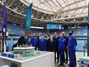 В Санкт-Петербурге был представлен макет стадиона за 50 дней до начала Евро-2020