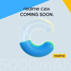 Realme C20A скоро появится с батареей емкостью 5000 мАч
