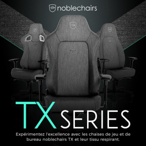 Представлены премиальные игровые кресла noblechairs TX