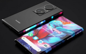 Huawei получила патент на смартфон с бесконечным дисплеем