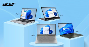 Acer представила шесть новых ноутбуков на базе Windows 11
