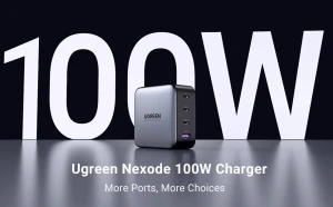 Представлено зарядное устройство Ugreen Nexode на 100 Вт с технологией GaN