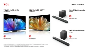 TCL объявляет о выпуске своих новейших мини-светодиодных телевизоров 4K и звуковых панелей, отмеченных наградами Red Dot