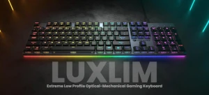 Cougar представила низко-профильную игровую клавиатуру LUXLIM