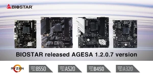 Материнские платы BIOSTAR Socket AM4 получили обновление AGESA V2 1.2.0.7