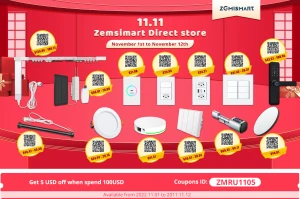 Zemismart запустил распродажу компонентов умного дома