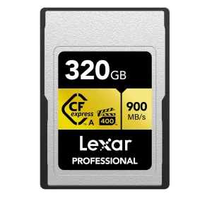 Lexar выпустила карту памяти Professional CFexpress Type A GOLD емкостью 320 ГБ