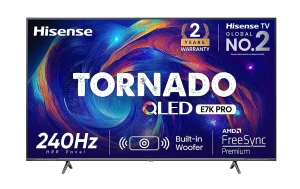 Представлен 240-Гц телевизор Tornado QLED E7K Pro
