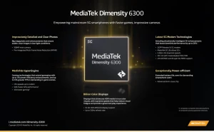 MediaTek представила процессор Dimensity 6300