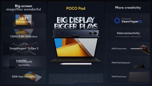 Poco представила свой первый планшет под названием Pad